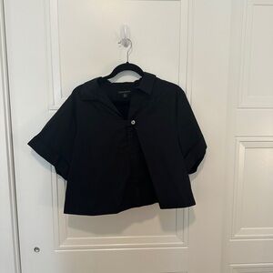 Banana Republic Short Sleeve Cropped Top